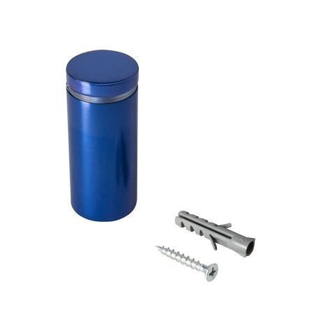 OUTWATER Round Standoffs, 2 in Bd L, Aluminum 1 in OD 3P1.56.00560